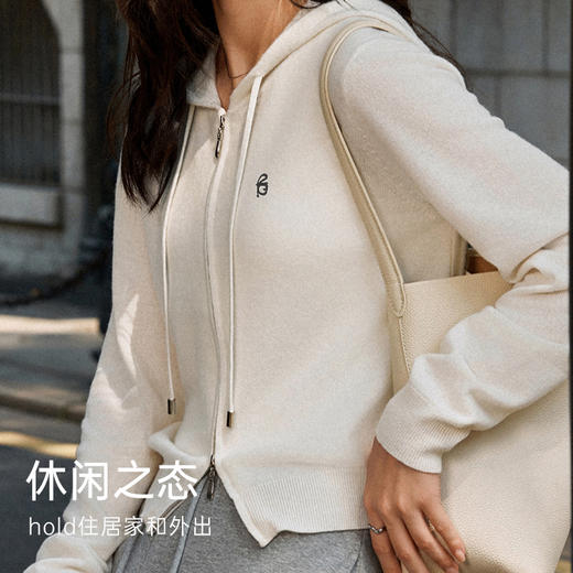 【sw速惟】连帽拉链毛衣针织衫4013 商品图4