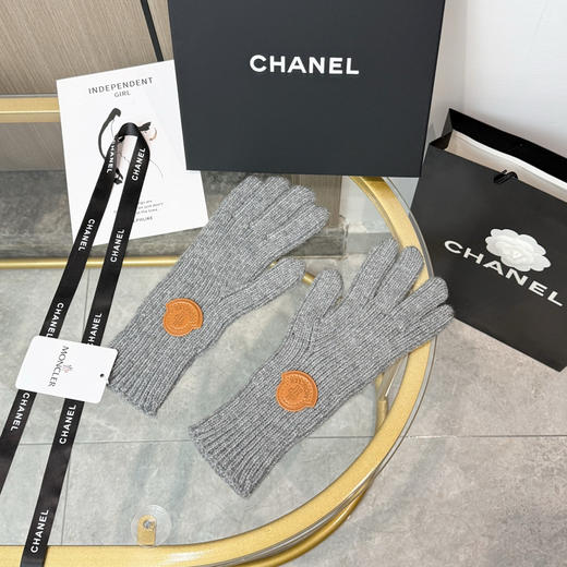 秋冬特惠💰180 蒙口爆款手套 M家专柜同步logo字母针织保暖手套 商品图4