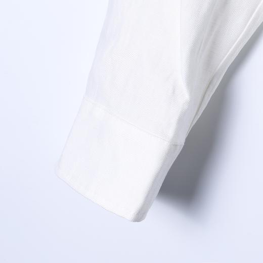 2618003SDSA男士秋冬新款痞帅男装简约纯色前短后长拉链翻领长袖衬衫百搭 商品图4