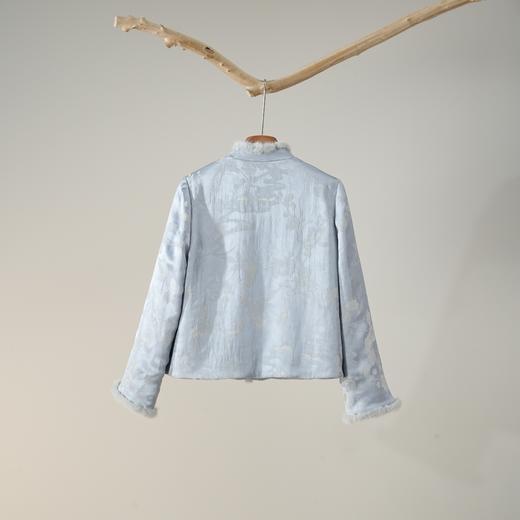 西子/新中式提花拼水貂外套/WTTJ0927 商品图4