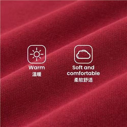 佐丹奴童装25年新款棉涤纶抓绒布圆领卫衣03025719 商品图3