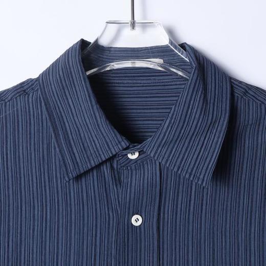 61059SDSA男士秋冬新款痞帅男装极简风竖纹设计长袖衬衫百搭时尚衬衣 商品图2