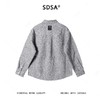 9603SDSA男士秋冬新款痞帅男装设计师百搭撞色按扣翻领长袖衬衫百搭潮 商品缩略图5