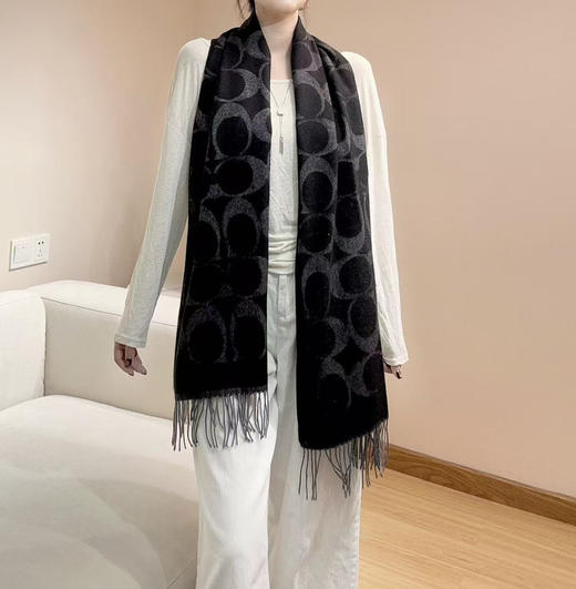 秋冬特惠💰240 蔻驰围巾新款大C字母 商品图1