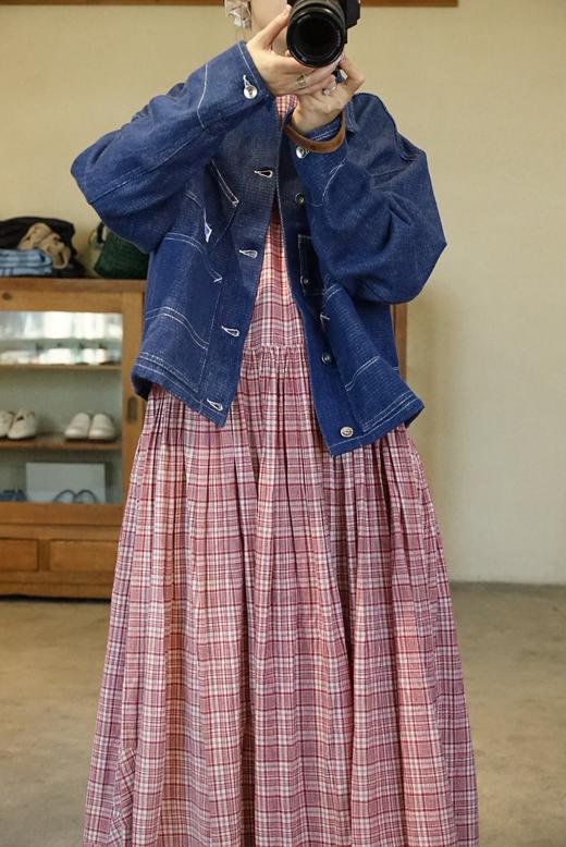 Story mfg 廓形牛仔蓝外套 商品图5