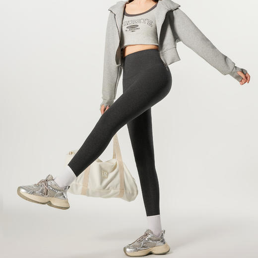 丁摩 【加厚棉芭比】冬季加绒女外穿新款冬保暖加厚瑜伽打底鲨鱼裤子5ZF-1126 商品图1