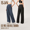 【sw速惟】高腰显瘦瑜伽垂感休闲宽松阔腿裤S5SS6207 商品缩略图4
