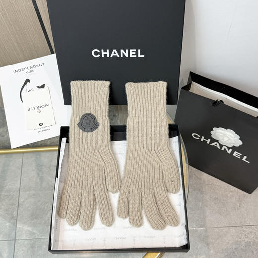 秋冬特惠💰180 蒙口爆款手套 M家专柜同步logo字母针织保暖手套 商品图1