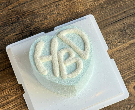 简约HBD心形蛋糕 商品图1