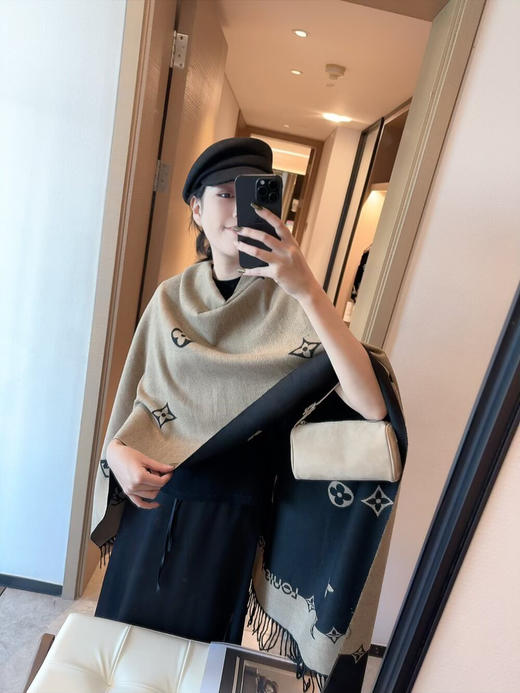 秋冬特惠💰150 LV男女围巾 提花经典设计 商品图1