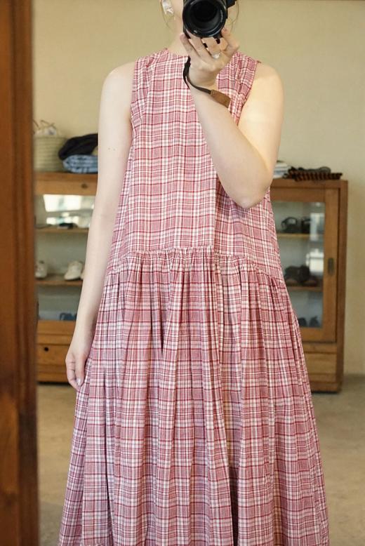 Story mfg 格纹背心连衣裙 商品图4