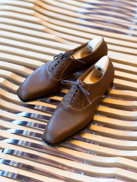 Bolero 灰色谷物纹牛津鞋