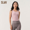 【sw速惟】大U领侧腰分割线显瘦小设计百搭一体式背心S4AW8176 商品缩略图3