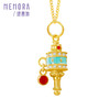 【新品首发】慧光文殊系列 黄金足金钻石3D转经珠挂坠 可转动经筒女士礼物 MEMORA诗普琳HP852501 商品缩略图6