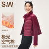 【sw速惟】SW秋冬女款立领拼接棉服运动休闲轻盈短款时尚外套1124 商品缩略图2