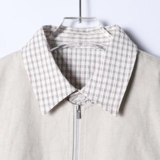 2613008SDSA男士秋冬新款痞帅男装韩版拼接拉链翻领假两件夹克外套百搭 商品图2