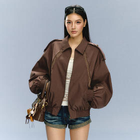 Ariseism 美式复古高级感短外套女冬季新款上衣