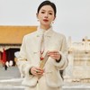 西子/玉兰春雪桑蚕丝缠枝牡丹剪花夹棉新中式马甲/MJTJ531 商品缩略图1