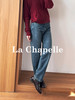 专柜实拍【时髦尖子生】拉夏贝尔/La Chapelle小脚裤的魅力~高腰显瘦百搭修身牛仔裤 商品缩略图3