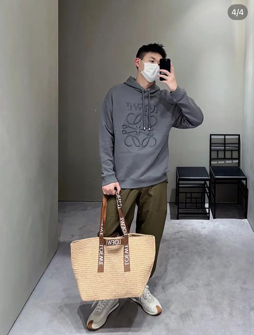 一店k （超重工刺绣🪡！）女孩子的快乐有多简单～给我买我喜欢的东西就好！错位刺绣高级得毫不费力！加绒刺绣字母logo情侣连帽卫衣 商品图5