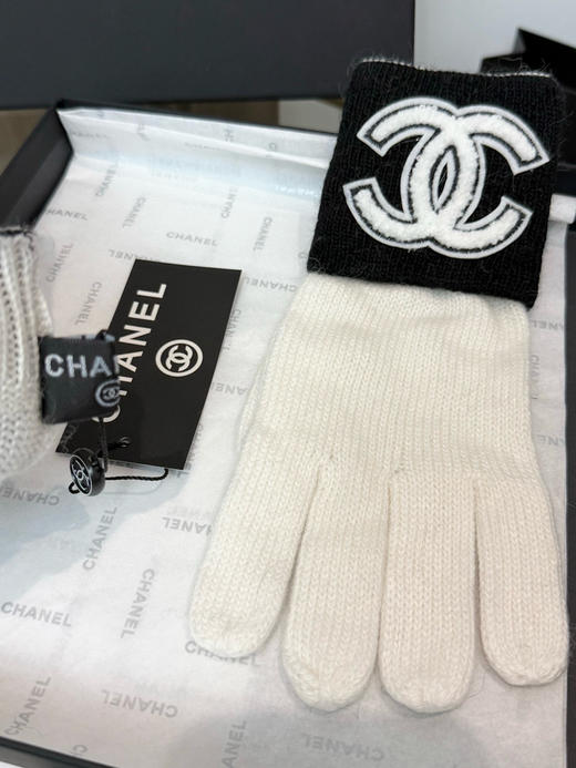 秋冬特惠💰220 爆款 香奈儿秋冬羊毛针织手套 纯色系列 商品图7