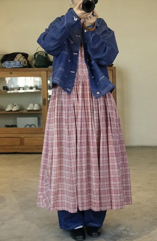 Story mfg 格纹背心连衣裙 商品图11