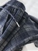 丁摩 敲保暖加绒加厚格子直筒阔腿裤女秋冬高腰宽松垂感拖地裤5ZF-1853 商品缩略图2