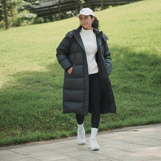 【sw速惟】冬季保暖中长款运动白鸭绒羽绒外套k 1991 商品图2