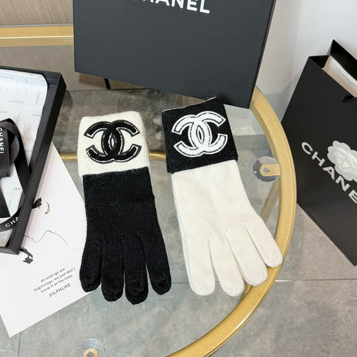 秋冬特惠💰220 爆款 香奈儿秋冬羊毛针织手套 纯色系列 商品图8