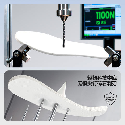 蓝鸥盾新款绝缘10KV低帮安全鞋四季款实心MD底碳包玻纤头耐磨防滑 商品图6