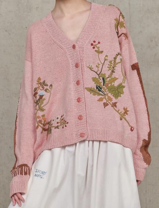 Story mfg 刺绣花式的针织开衫(DIGGIN' THE EARTH) 商品图4