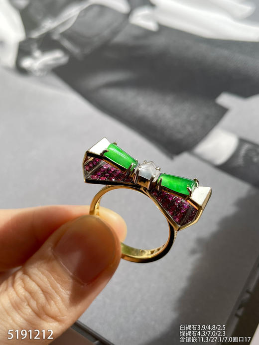 5191212，蝴蝶结戒指。具体价格微信咨询 商品图3