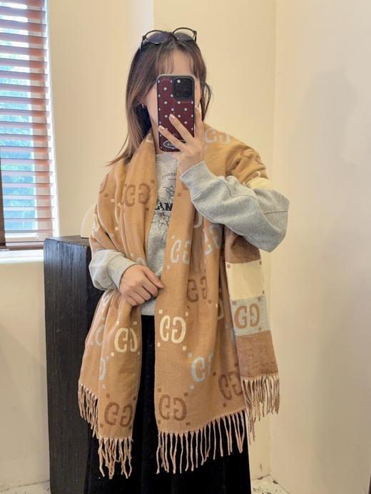 秋冬特惠💰150 古驰围巾 上新！秋冬男女同款 商品图1