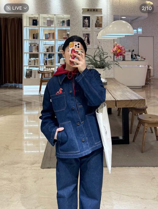 一店k （26ss新年胶囊系列！）土壤牛仔！节日感和时髦感都到位啦！小禾春季新款牛仔外套/半裙/直筒裤 商品图2