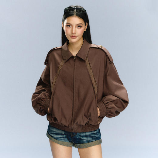 Ariseism 美式复古高级感短外套女冬季新款上衣 商品图2