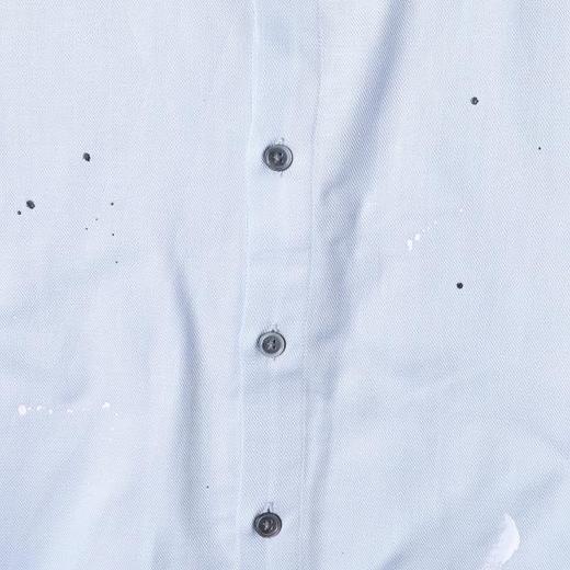 2618012SDSA男士秋冬新款痞帅男装潮牌高街泼墨印花设计长袖衬衫百搭时尚 商品图3