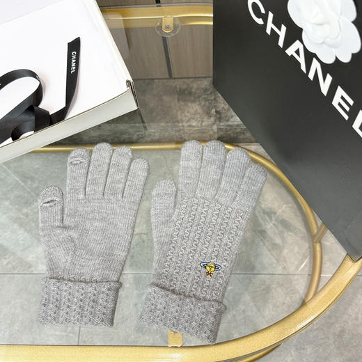 秋冬特惠💰200 西太后新款针织毛线保暖手套 商品图1