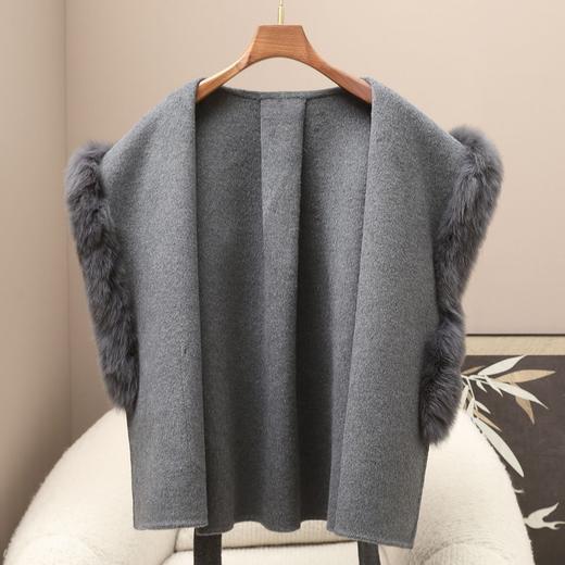 丁摩 冬季新品100%羊毛中长款毛呢大衣简约韩版毛呢双面呢外套女5ZF-02C 商品图3