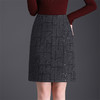 亮片毛呢半身裙，优雅包臀裙厚款羊毛裙高腰MYX3575 商品缩略图1