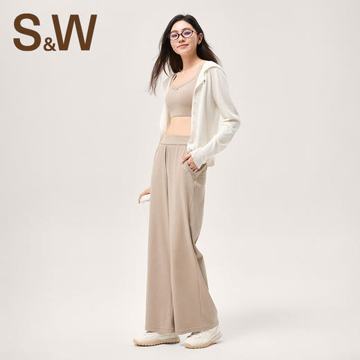 【sw速惟】 运动长裤女春夏透气休闲裤宽松提臀百搭垂感6239 商品图0