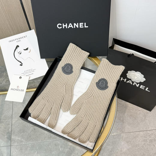 秋冬特惠💰180 蒙口爆款手套 M家专柜同步logo字母针织保暖手套 商品图2