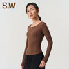 【sw速惟】半开拉链设计户外运动长袖显瘦亲肤上衣S4AW4162 商品缩略图6