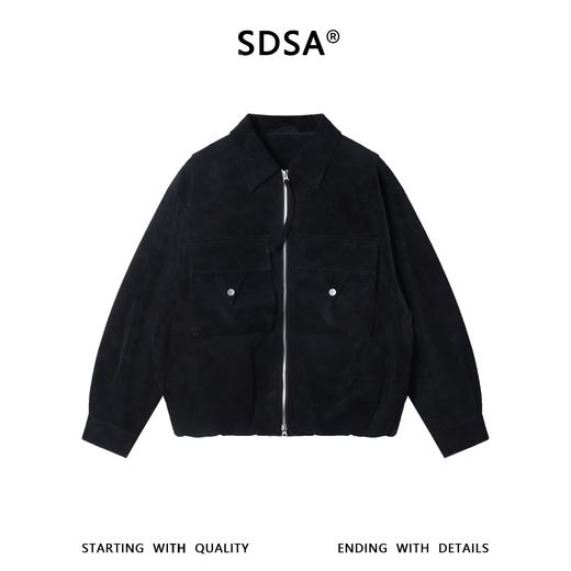 RY1010SDSA男士秋冬新款痞帅男装时尚复古工装翻领夹克外套宽松百搭潮牌 商品图1