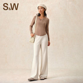 【sw速惟】小V领设计瑜伽运动长袖百搭软糯亲肤上衣 4179