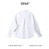 2618003SDSA男士秋冬新款痞帅男装简约纯色前短后长拉链翻领长袖衬衫百搭 商品缩略图5