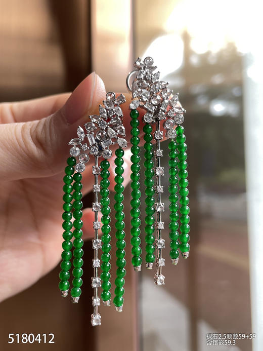 5180412，珠子耳坠。具体价格微信咨询 商品图3