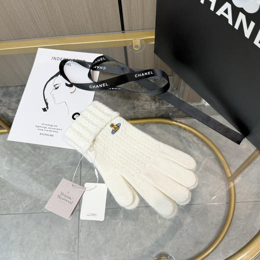 秋冬特惠💰200 西太后新款针织毛线保暖手套 商品图1