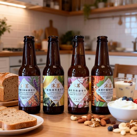 沫茗姜黄柠檬草/蜜柚薄荷/菠萝薰衣草/荔枝茉莉康普茶230ml 商品图1