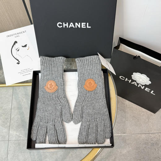 秋冬特惠💰180 蒙口爆款手套 M家专柜同步logo字母针织保暖手套 商品图0