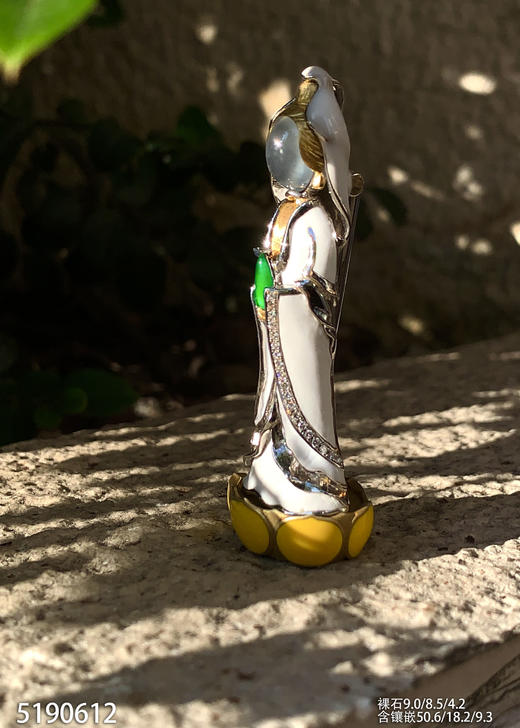 5190612，观音胸针吊坠两用款，具体价格微信咨询 商品图6